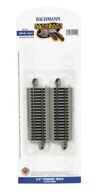 44514 EZ-TRACK 4.50" STRAIGHT NICKEL SILVER-HO