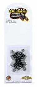 44543 EZ-TRACK 45 DEGREE CROSSOVER NICKEL SILVER-HO