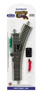 44562 EZ-TRACK RIGHT HAND REMOTE CONTROL SWITCH NICKEL SILVER-HO