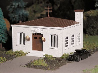 45609 POLICE STATION W/ CAR-O