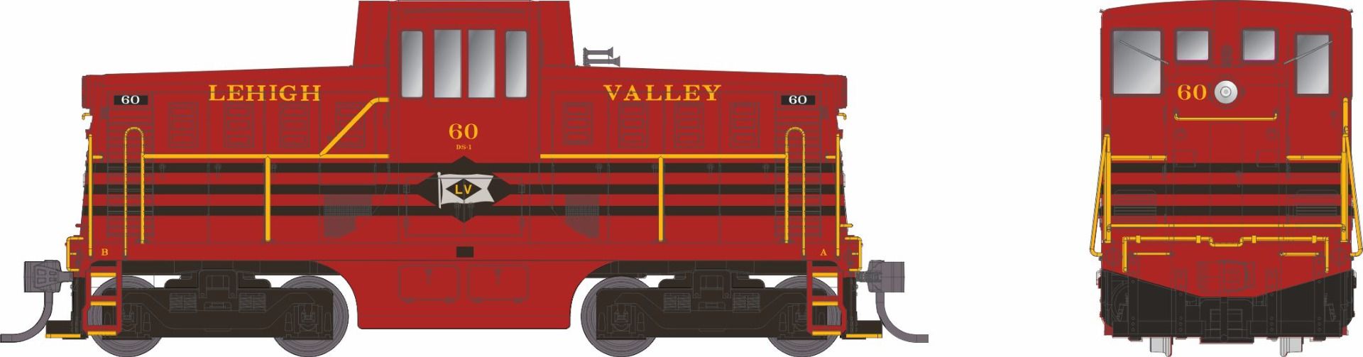 48054 LEHIGH VALLEY 44-TON #61 DIESEL-HO