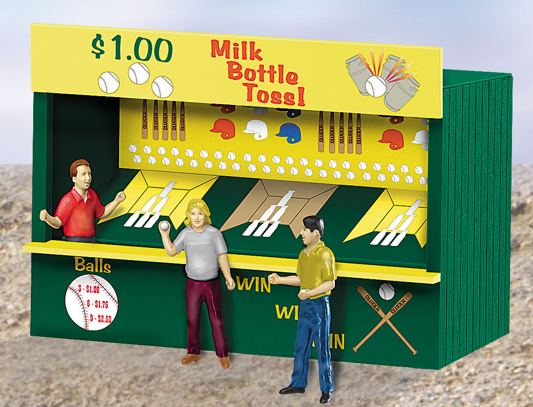 6-14230 CARNIVAL MILK BOTTLE MIDWAY GAME BOOTH-O