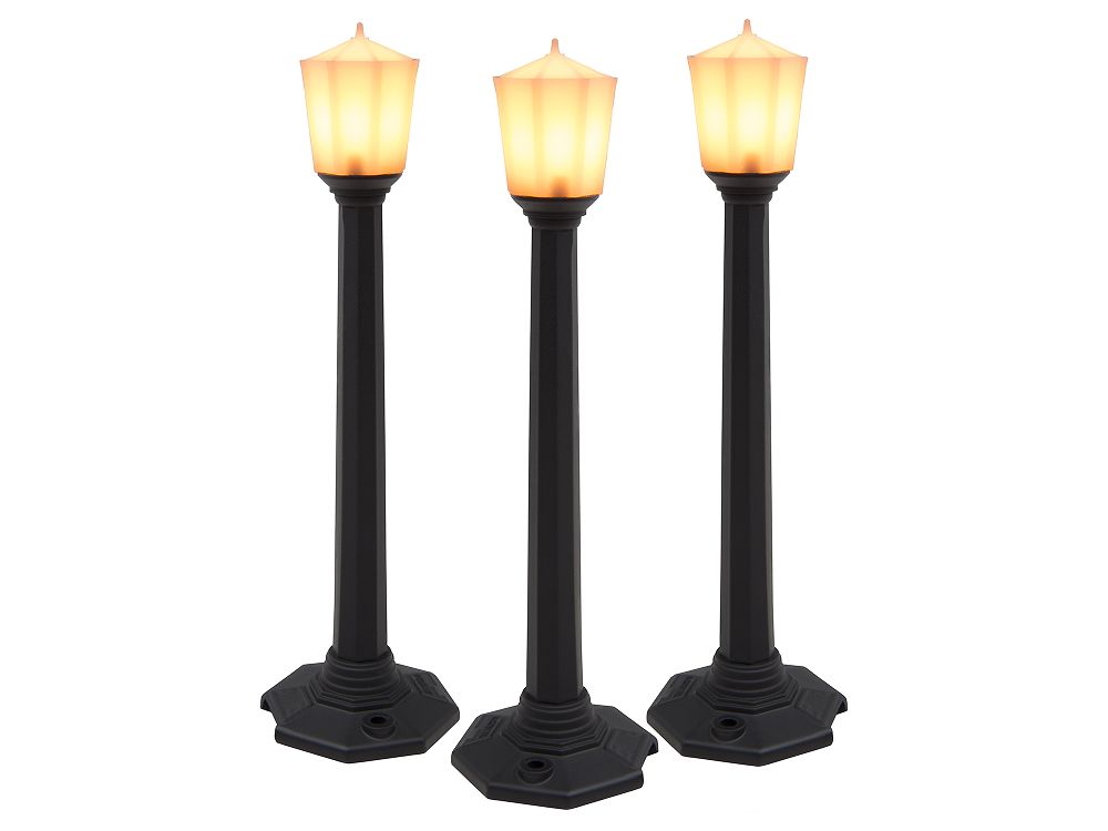 6-37174 BLACK STREET LAMP POSTS-O