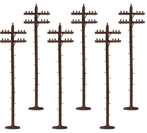 6-37851 SCALE TELEPHONE POLES-O