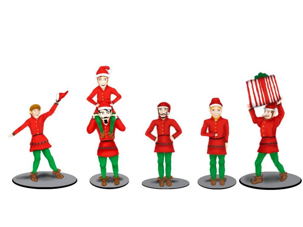 6-83185 POLAR EXPRESS ELVES