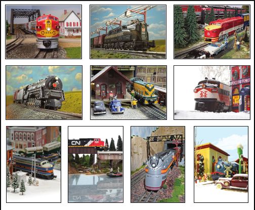 69751 TOY TRAINS GREETING CARDS