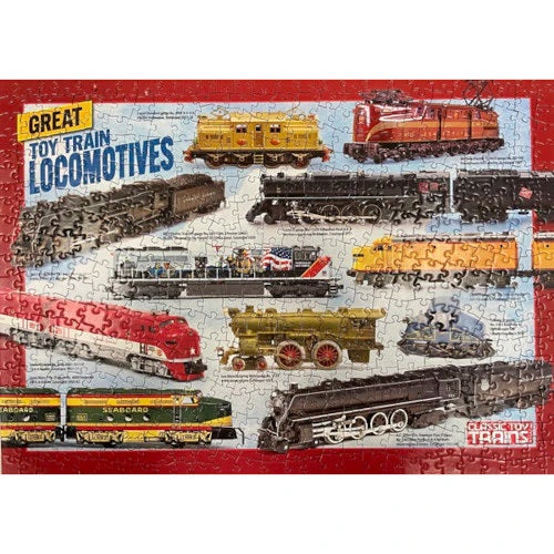 69764 GREAT TOY TRAIN LOCOMOTIVES JIGSAW PUZZLE