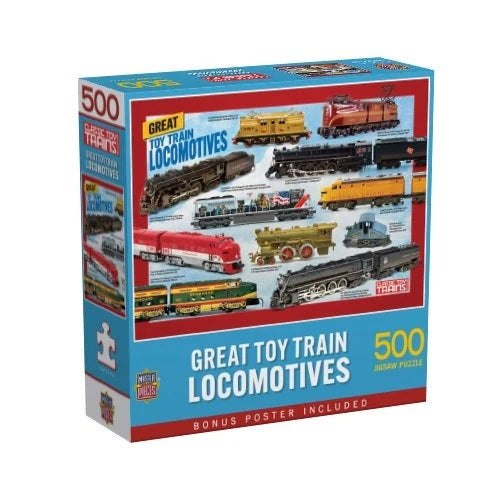 69764 GREAT TOY TRAIN LOCOMOTIVES JIGSAW PUZZLE