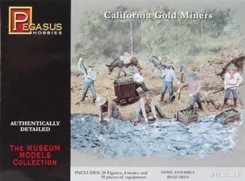 7050 CALIFORNIA GOLD MINERS-1:72 SCALE
