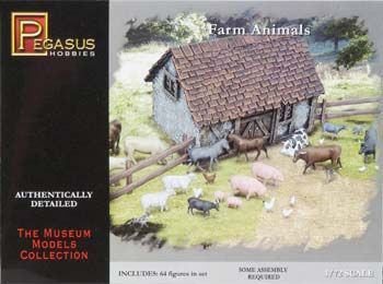 7052 FARM ANIMALS-1:72 SCALE