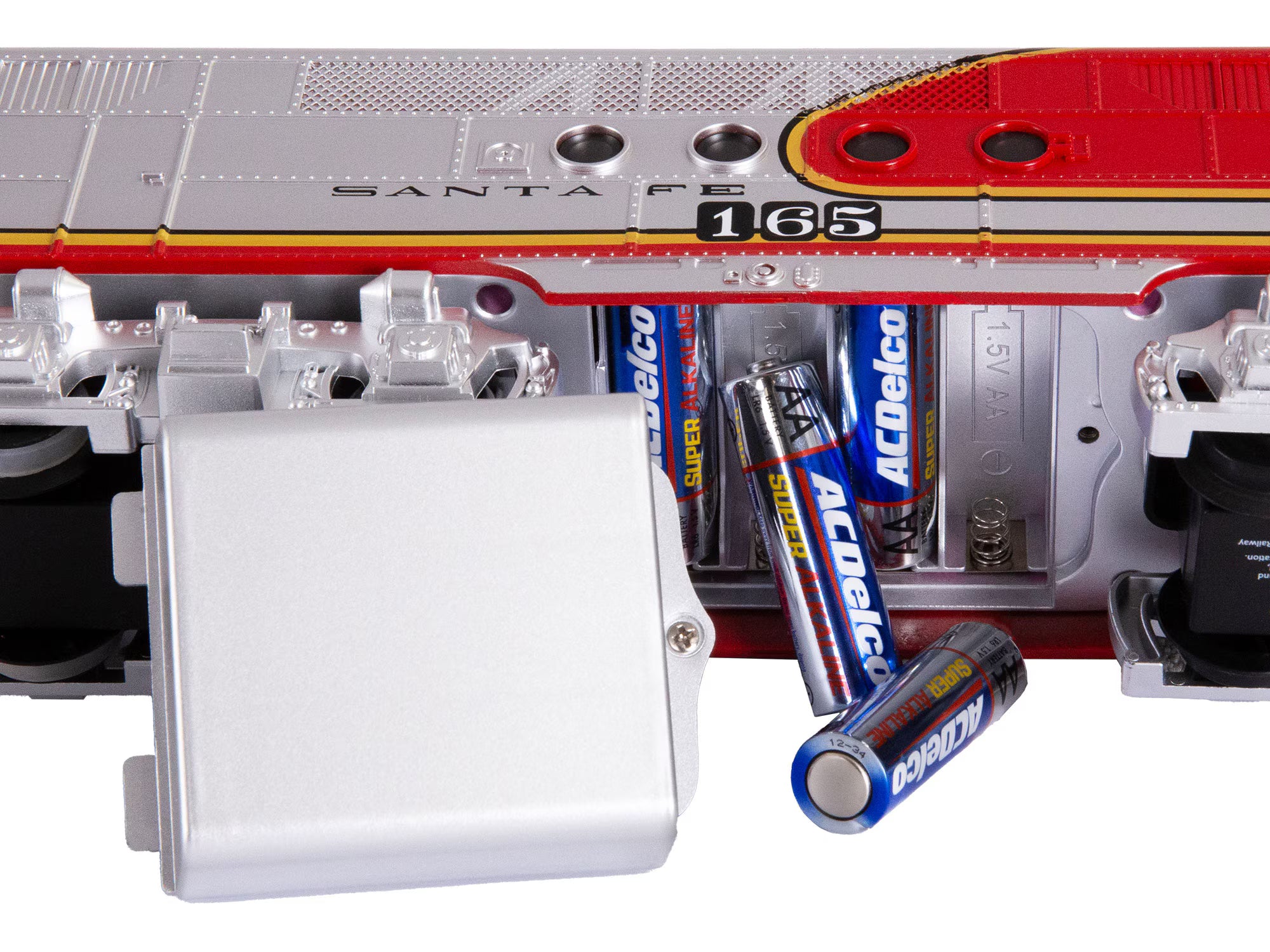 7-12130 SANTA FE FLYER FREIGHT BATTERY OPERATED O GAUGE TRAIN SET-O