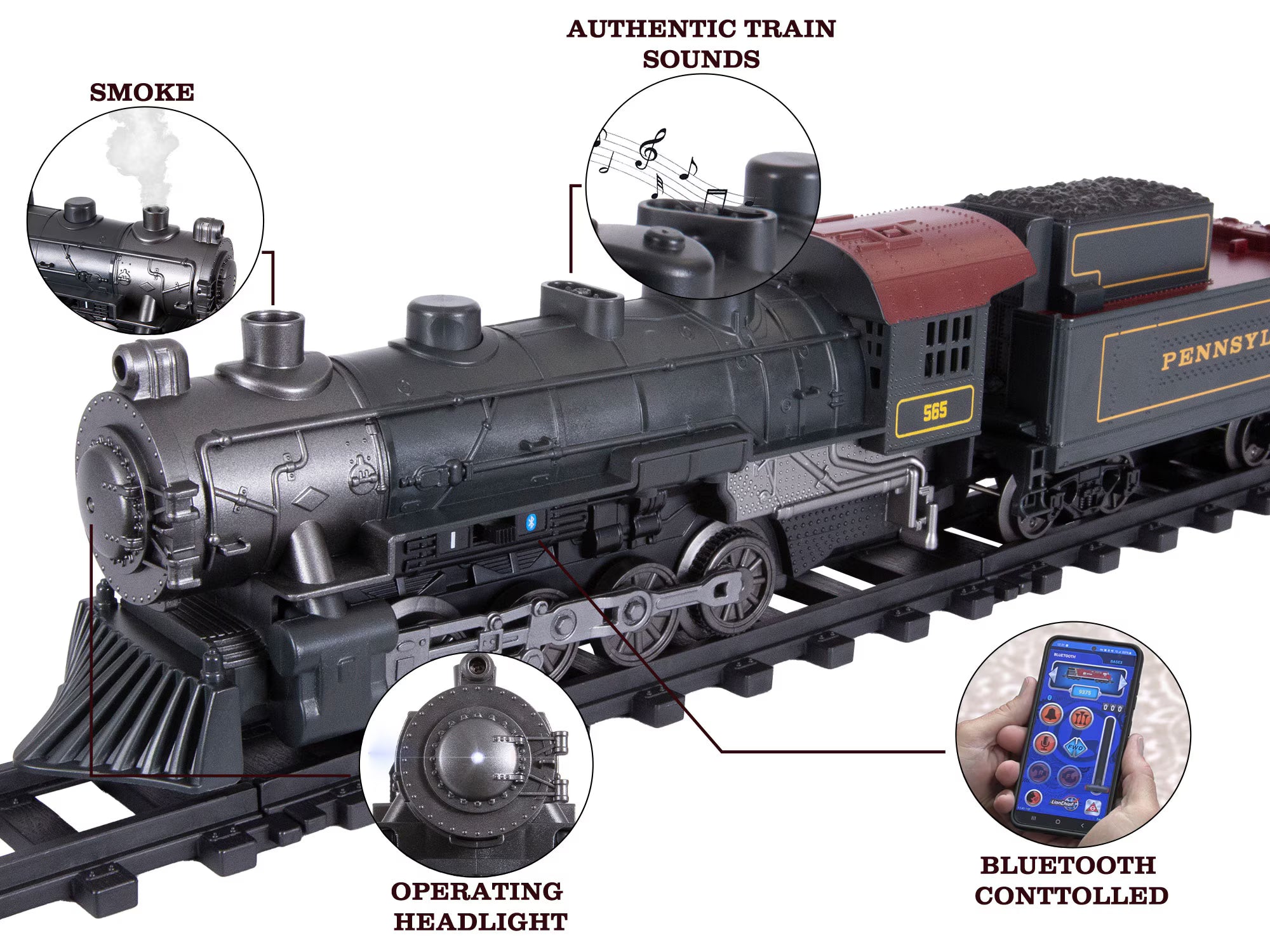 7-12131 PENNSYLVANIA FLYER BATTERY OPERATED O GAUGE TRAIN SET-O
