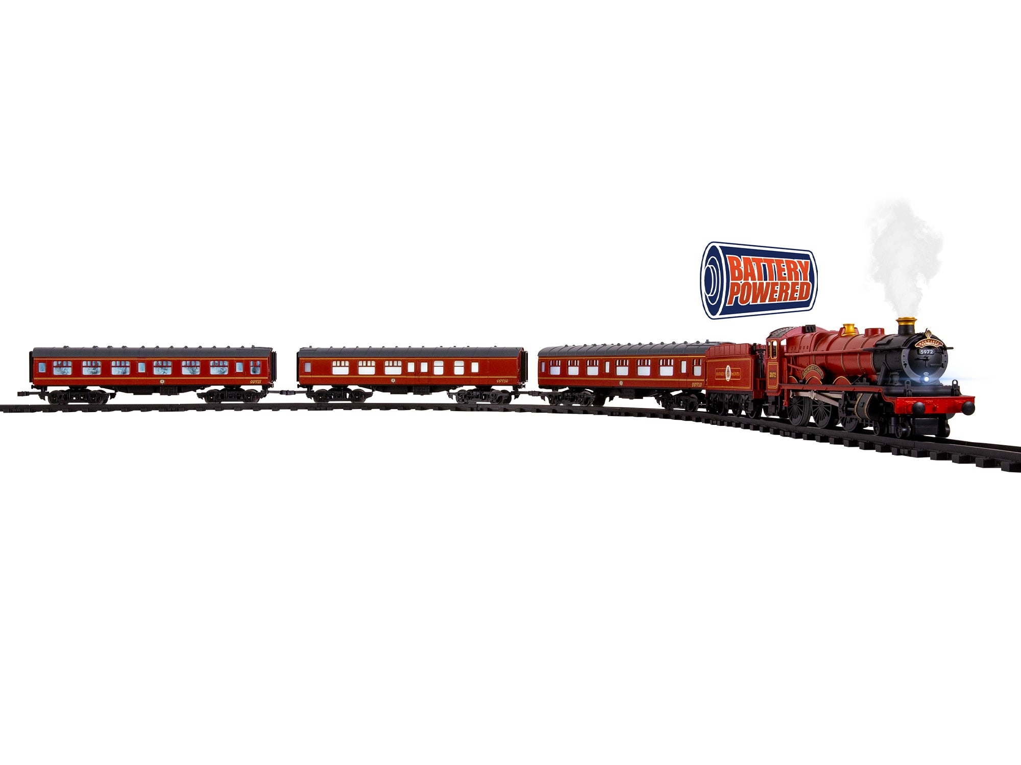 7-12132 HARRY POTTER'S HOGWARTS EXPRESS BATTERY OPERATED O GAUGE TRAIN SET-O