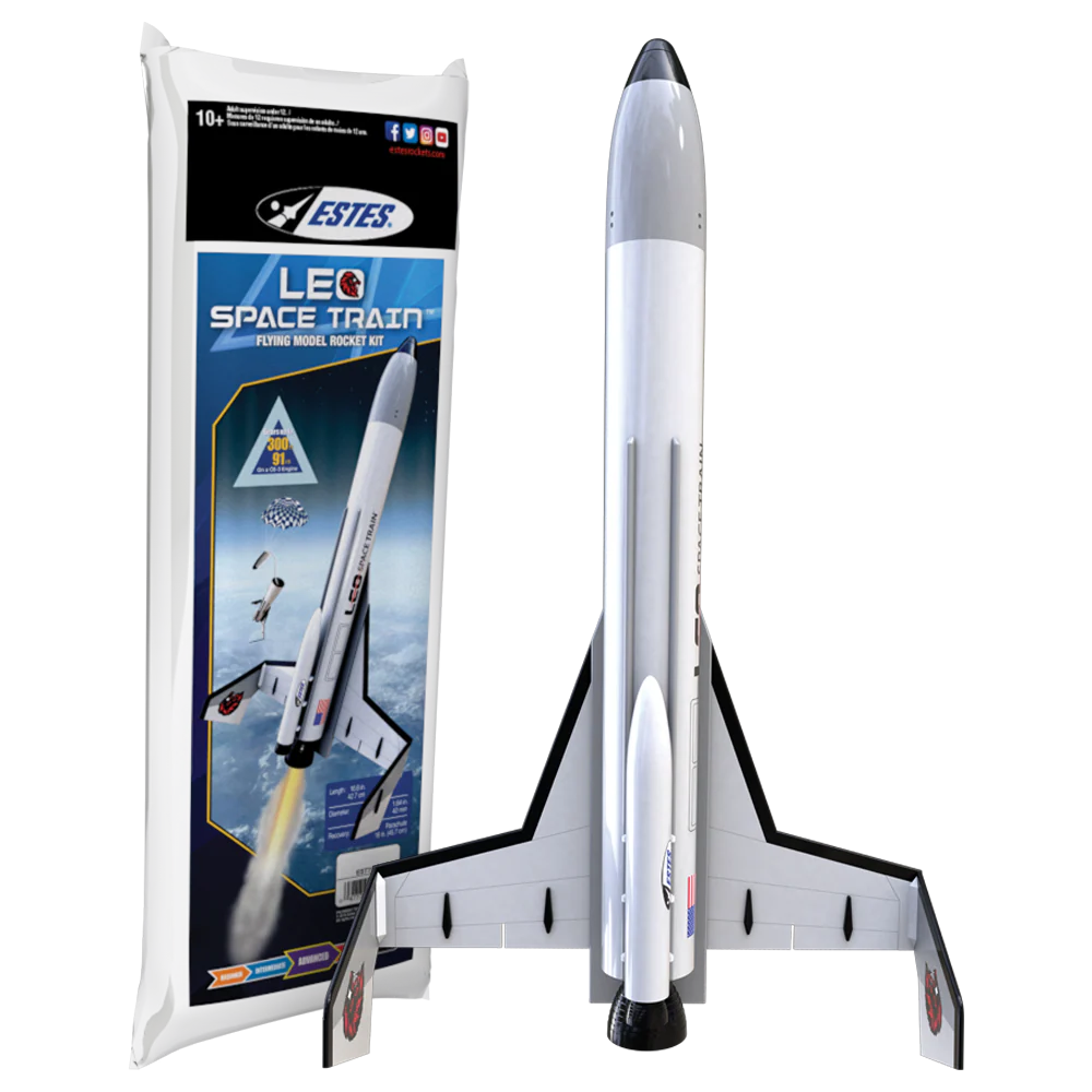 7285 LEO SPACE TRAIN FLYING MODEL ROCKET KIT