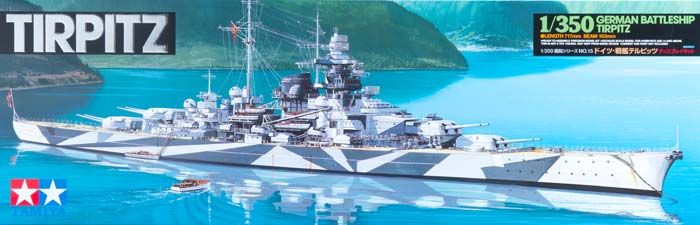 78015 TIRPITZ GERMAN BATTLESHIP-1:350 SCALE