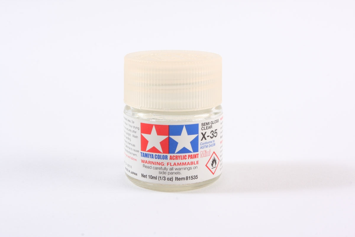 81535 X-22 SEMI-GLOSS CLEAR-1/3 oz.
