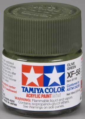 81758 XF-58 OLIVE GREEN-1/3 oz.