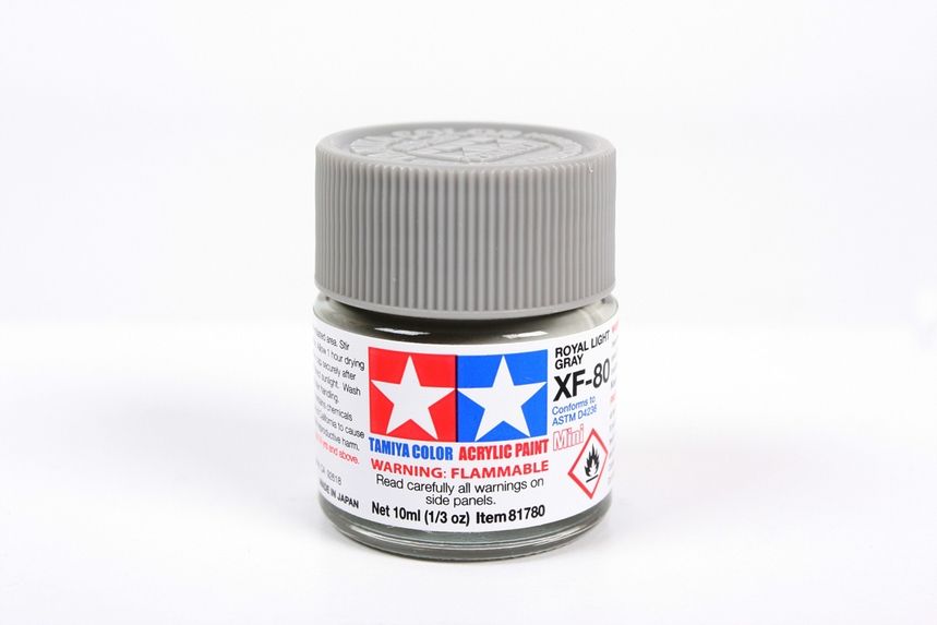 81780 XF-80 ROYAL LIGHT GRAY-1/3 oz.