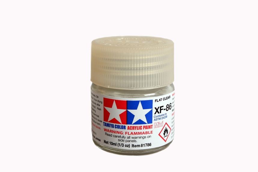 81786 XF-86 FLAT CLEAR-1/3 oz.
