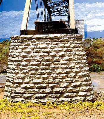 8430 SINGLE-TRACK CUT STONE BRIDGE PIER-HO