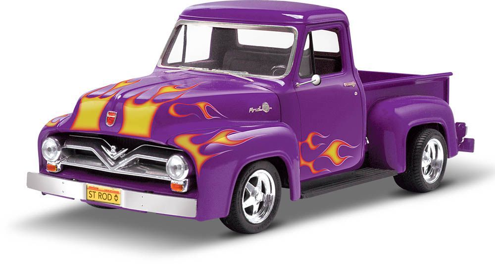 85-0880 '55 FORD F-100 PICKUP-1:24 SCALE