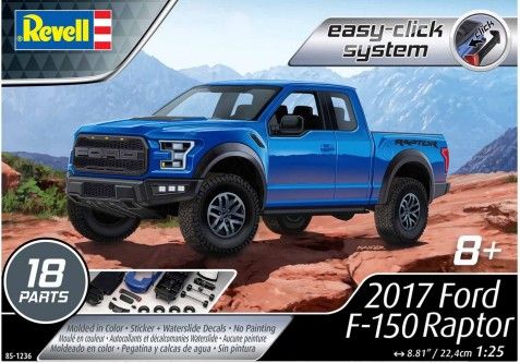 85-1236 '17 FORD F150 RAPTOR-1:25 SCALE