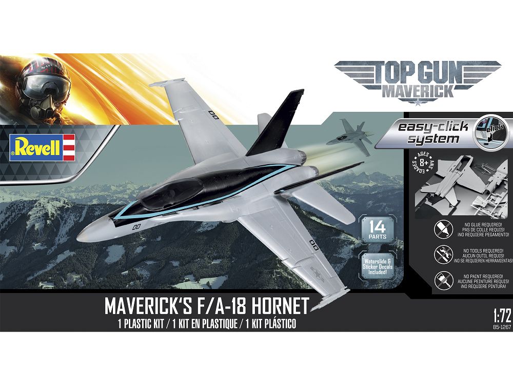85-1267 MAVERICK'S F/A18 HORNET-1:72 SCALE