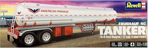 85-4536 FRUEHAUF TANK TRAILER-1:32 SCALE