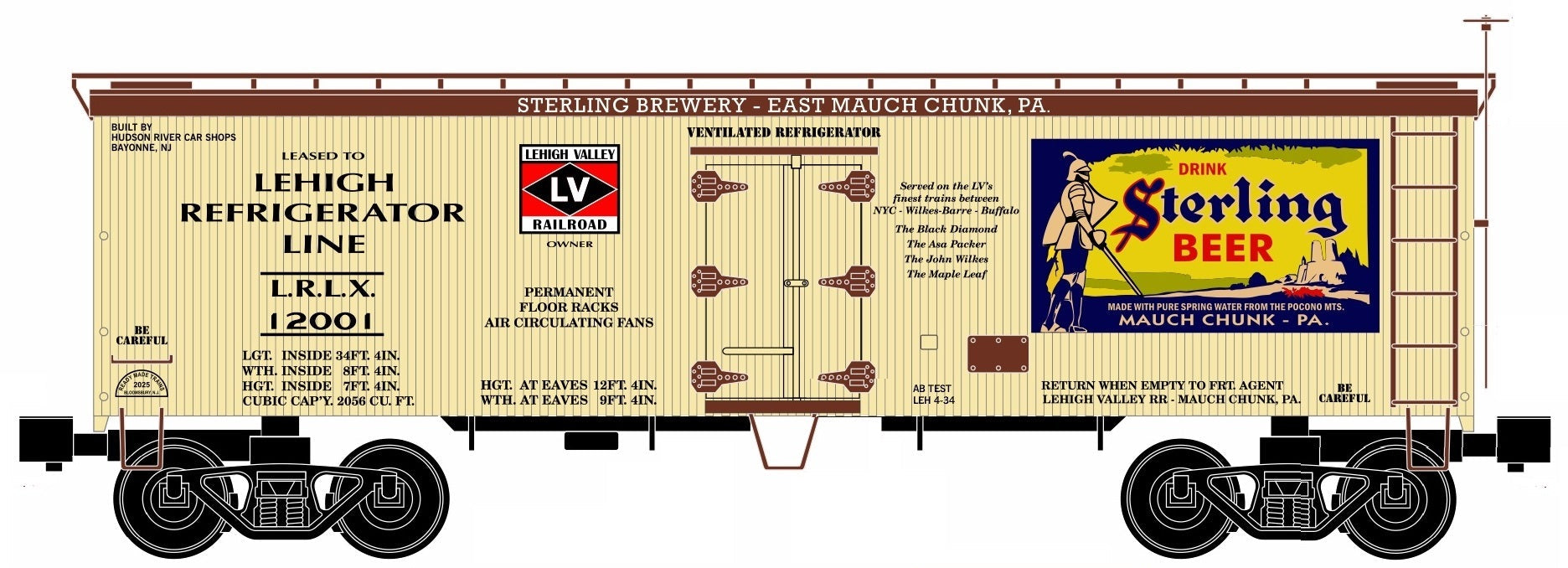86199-174 STERLING BEER 36FT REEFER #12166-O