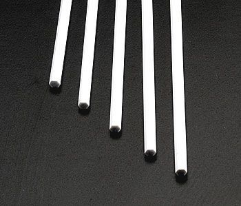90877 HEXAGONAL ROD .125" x 10" (5)