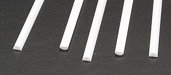 90884 HALF ROUND ROD .125" x 10" (5)
