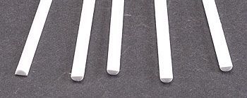 90886 HALF ROUND ROD .187" x 10" (5)