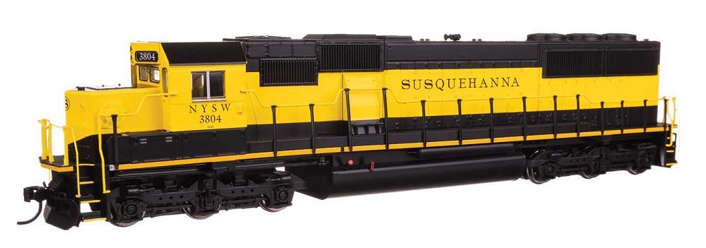 910-19768 NEW YORK SUSQUEHANNA & WESTERN EMD SD60 #3804-HO