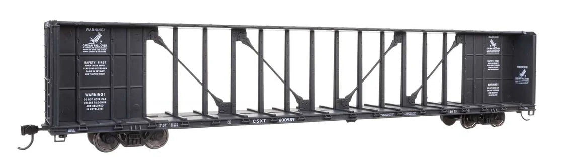 910-50740 CSX 72' CENTERBEAM FLATCAR #600989-HO