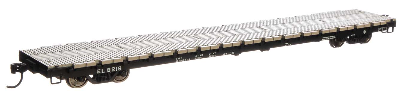 910-5398 ERIE LACKAWANNA 60' FLAT CAR #8219-HO