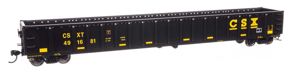 910-6465 CSXT 68' RAILGON GONDOLA #491681-HO