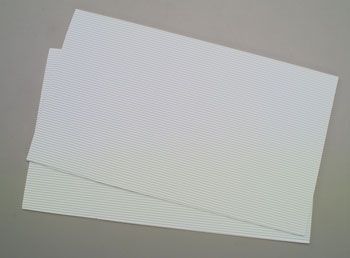 91519 .080" SPACING CORRUGATED SIDING .020" x 7" x 12" (2)