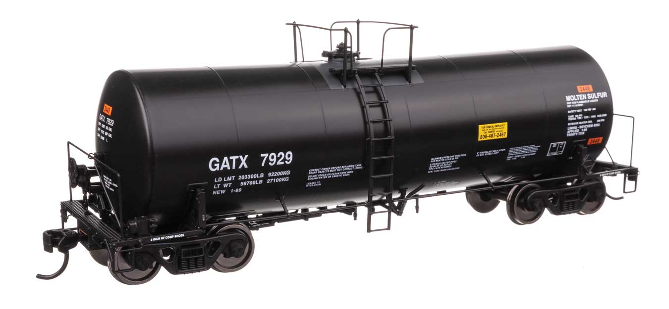920-100057 GATX 40' TRINITY 14,000 GALLON TANK CAR #7929-HO