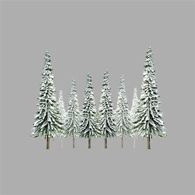 92007 4"-6" SNOWY PINE TREES