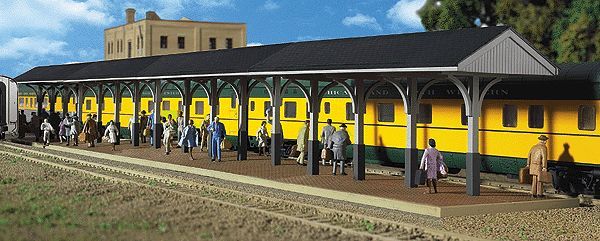 933-3188 WOOD PASSENGER STATION PLATFORMS-HO