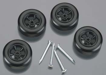 9608 WHEEL & AXLE KIT BLACK
