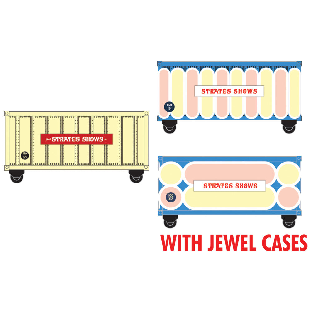 98302272 JAMES E STRATES SHOWS WAGONS #1-N