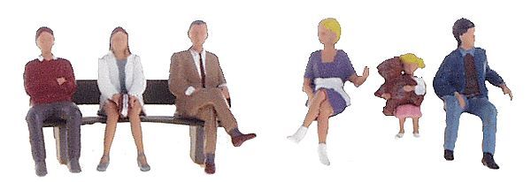 A1861 BUS STOP PEOPLE-HO