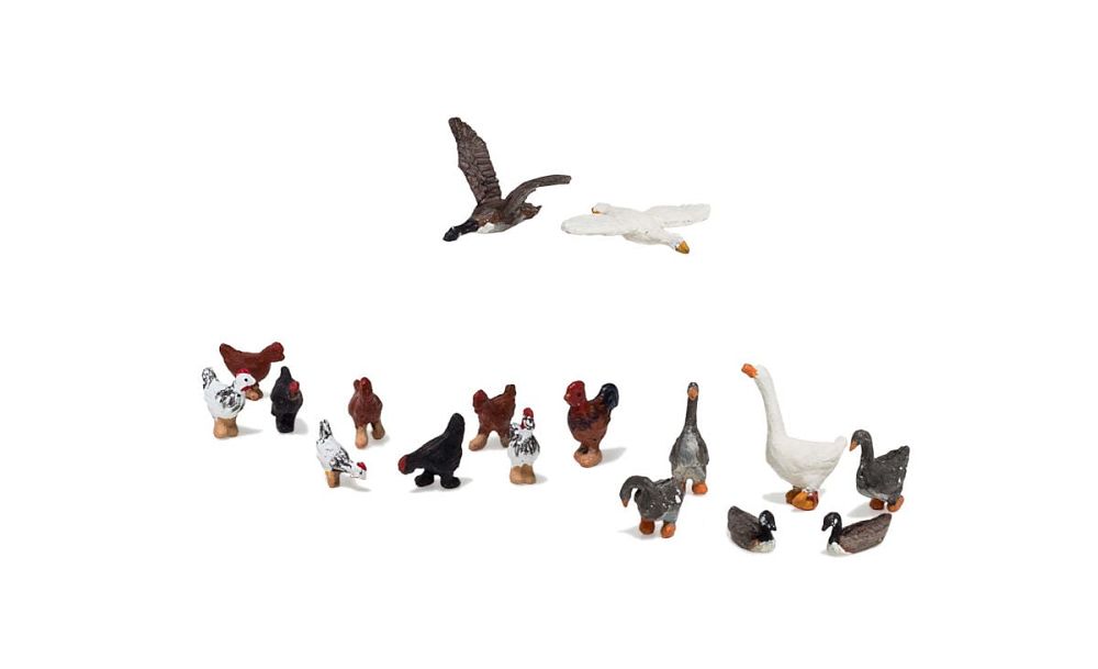 A1968 GEESE & CHICKENS-HO