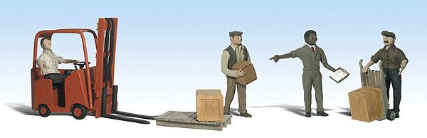A2192 WORKERS WITH FORKLIFT-N