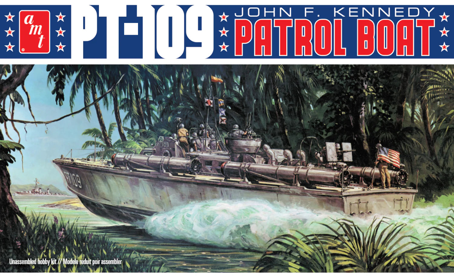 1233 JOHN F KENNEDY PT109 BOAT-1:64 SCALE