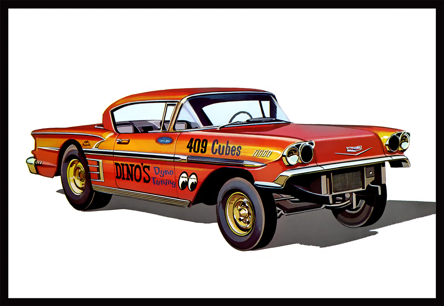 1301 '58 CHEVROLET IMPALA HARDTOP "ALA-IMPALA"-1:25 SCALE