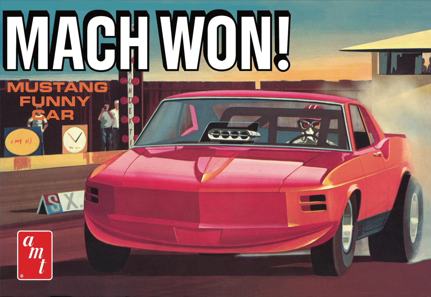 1455 '70 FORD MUSTANG FUNNY CAR "MACH WON"-1:25 SCALE