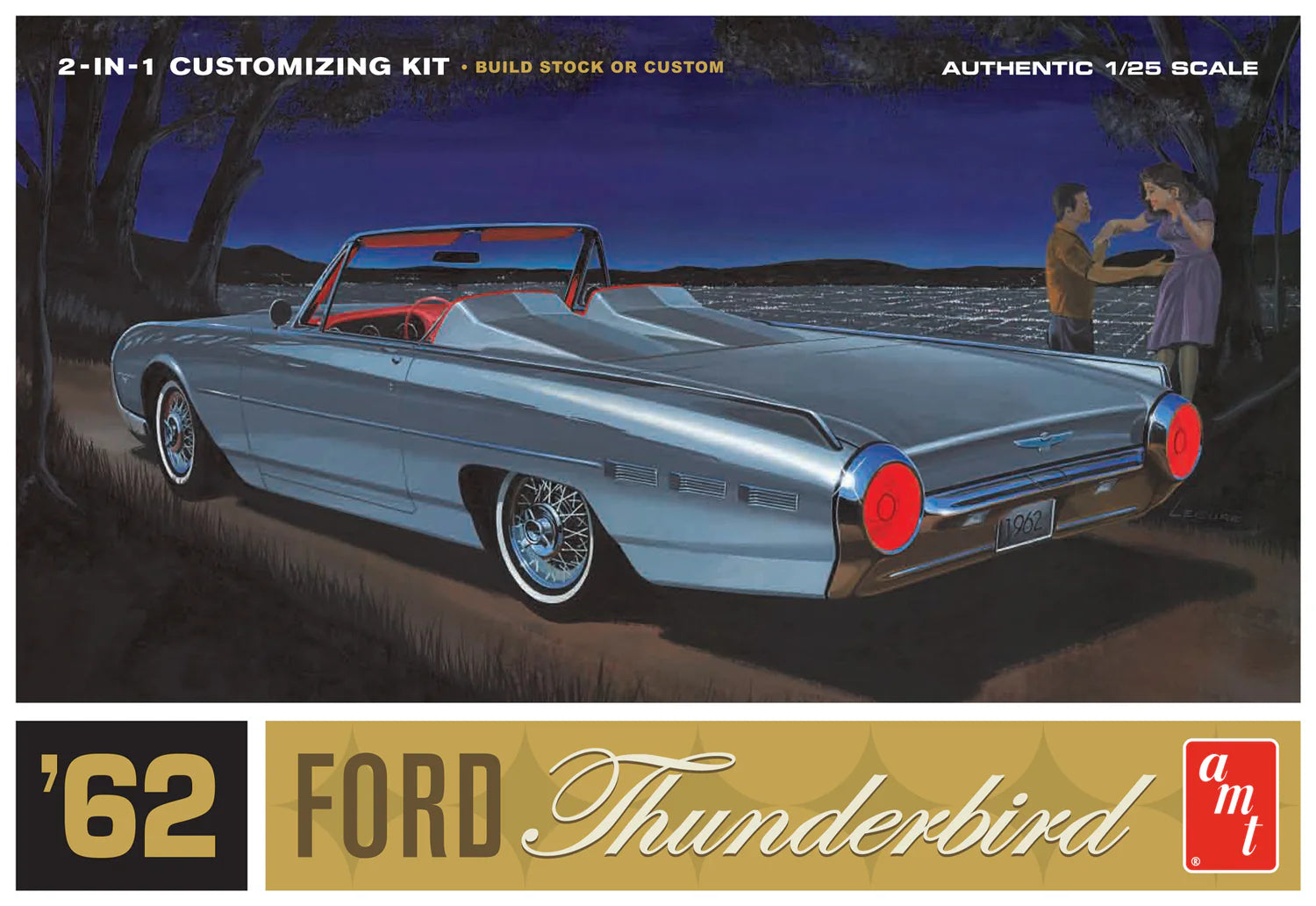 682 '62 FORD THUNDERBIRD-1:25 SCALE