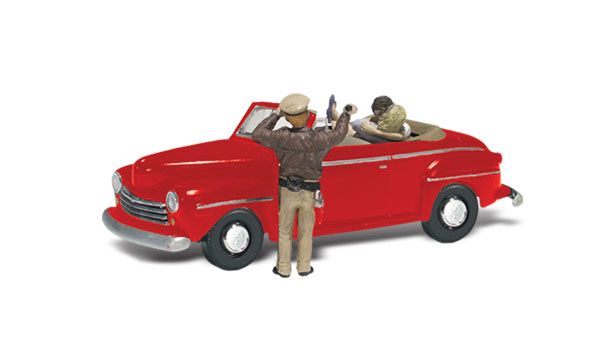 AS5337 COP'N A KISS AUTO SCENE-N